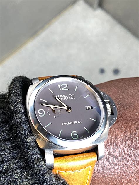 PANERAI PAM 351 Luminor Marina Tobacco Sandwich Dial